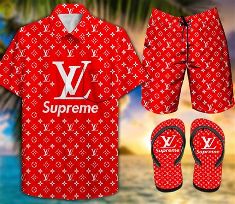 lv shirt and shorts set|louis vuitton swimsuit men.